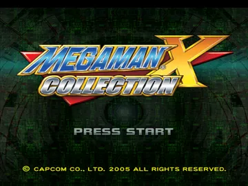 Mega Man X Collection screen shot title